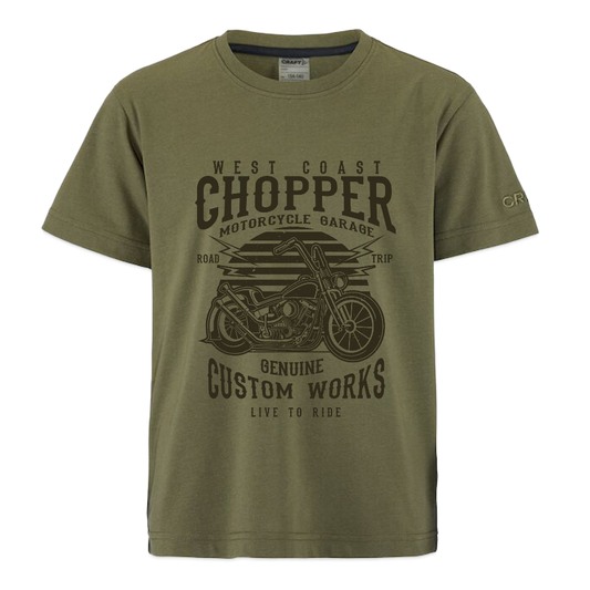 CRAFT Community 2.0 tieners T-shirt - mosgroen