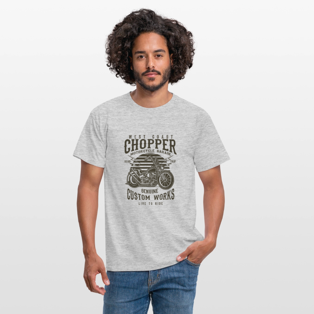 Mannen T-shirt - grijs gemêleerd