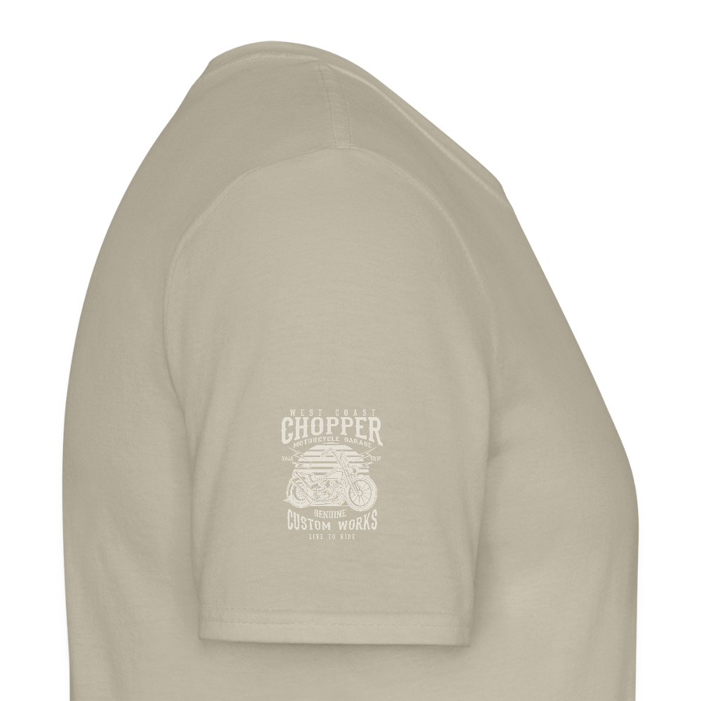 Mannen T-shirt - zandbeige