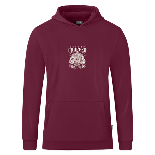 JAKO Teenager hoodie Organic - wijnrood