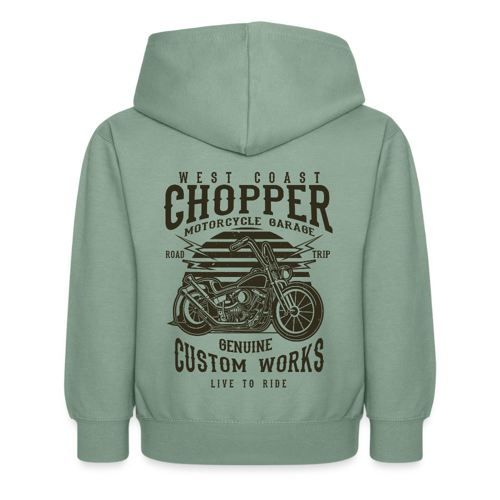 Kinderhoodie - grijsgroen