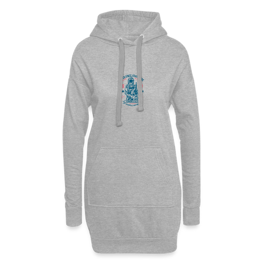Hoodiejurk - grijs gemêleerd