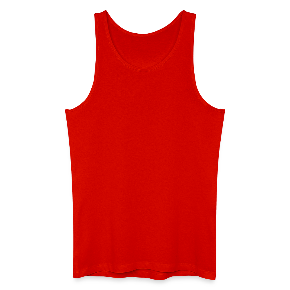 Mannen bio tanktop - rood