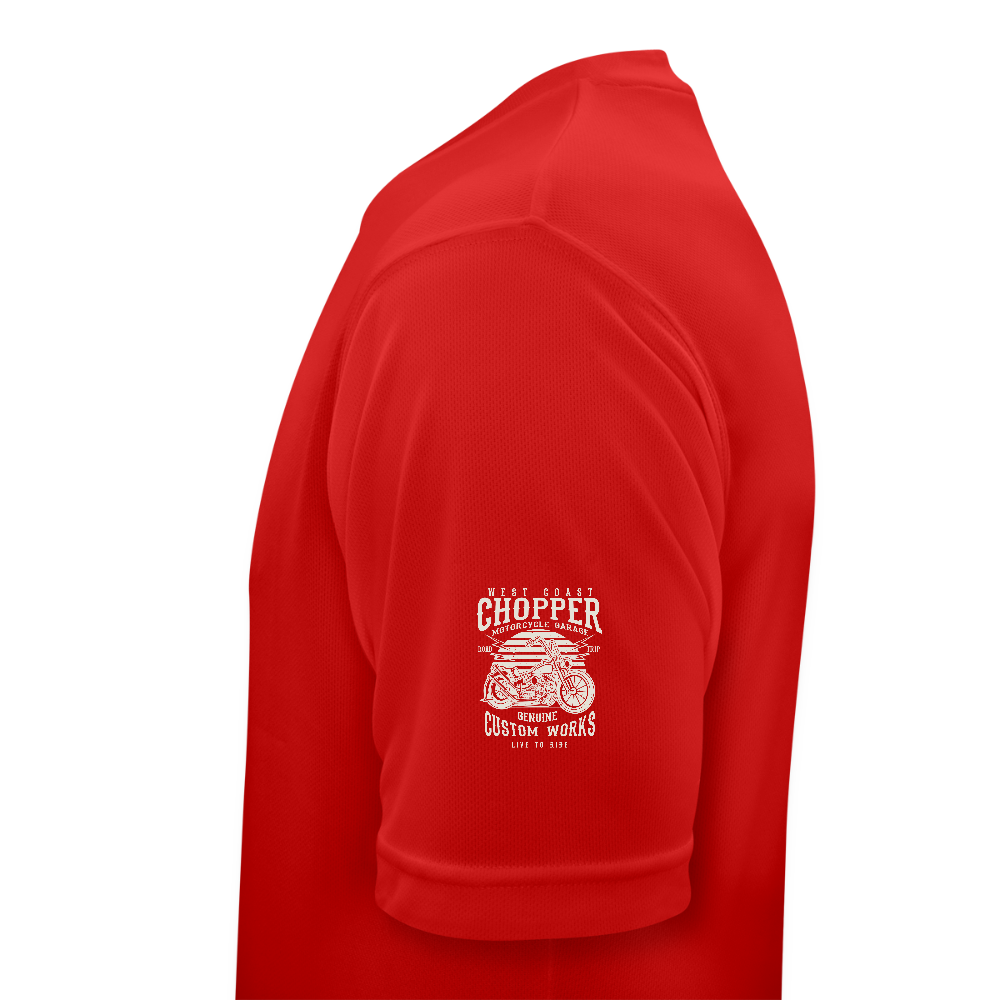 Mannen T-shirt ademend actief - rood