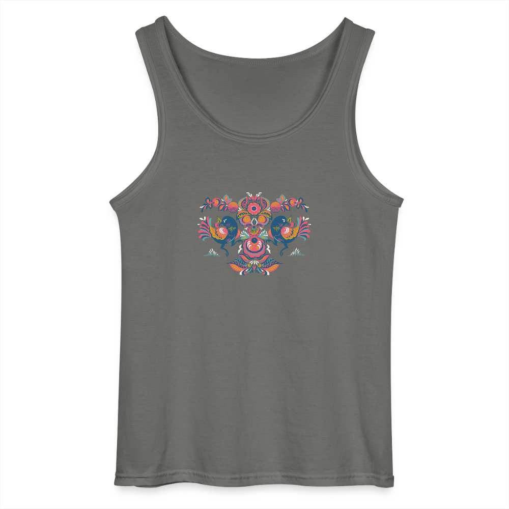 Gildan mannen tanktop - houtskool