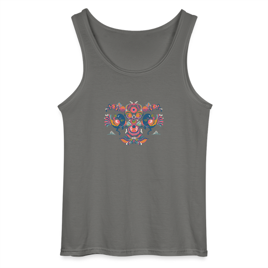 Gildan mannen tanktop - houtskool