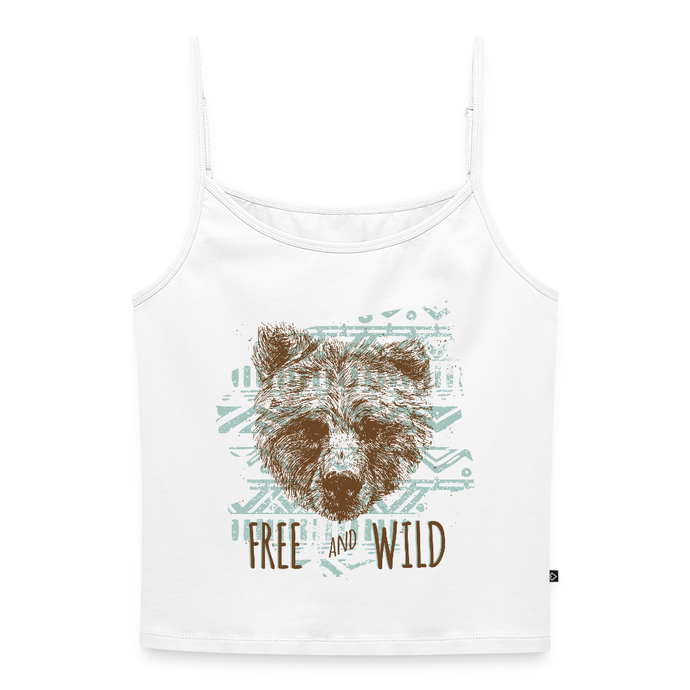 Vrouwen spaghetti-tanktop - wit
