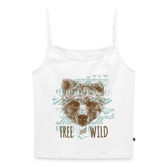 Vrouwen spaghetti-tanktop - wit