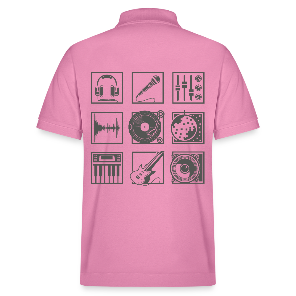 Stanley/Stella uniseks bio poloshirt PREPSTER - bubbelroze