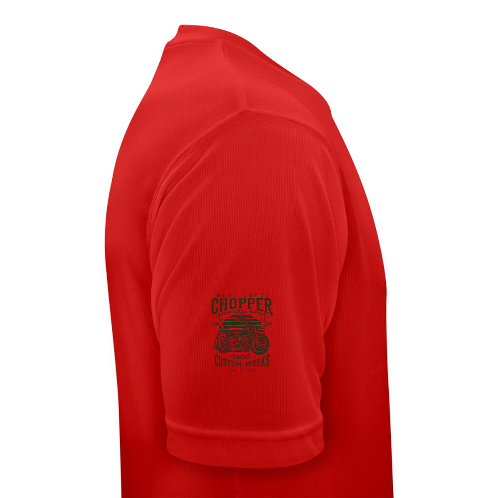 Mannen T-shirt ademend actief - rood