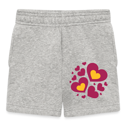 Baby shorts - grijs gemêleerd