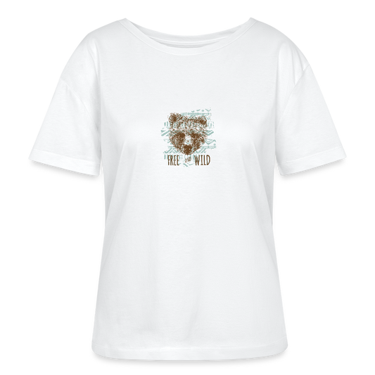 Stanley/Stella Relaxed vrouwen bio-T-shirt met ronde hals SERENA - wit