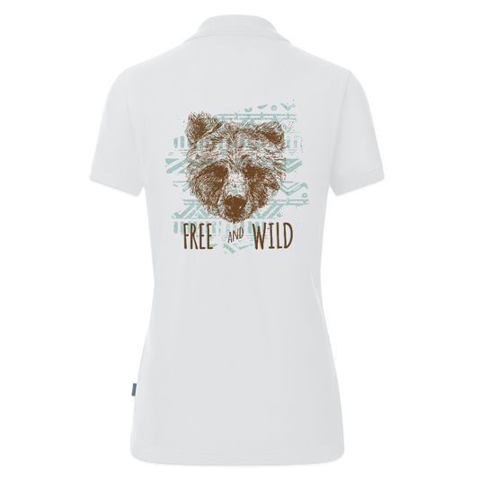 JAKO Vrouwen polo Organic - wit