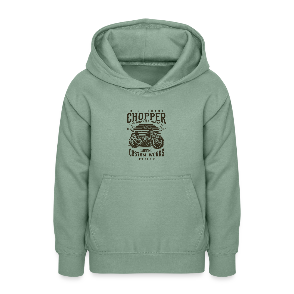 Teenager hoodie - grijsgroen