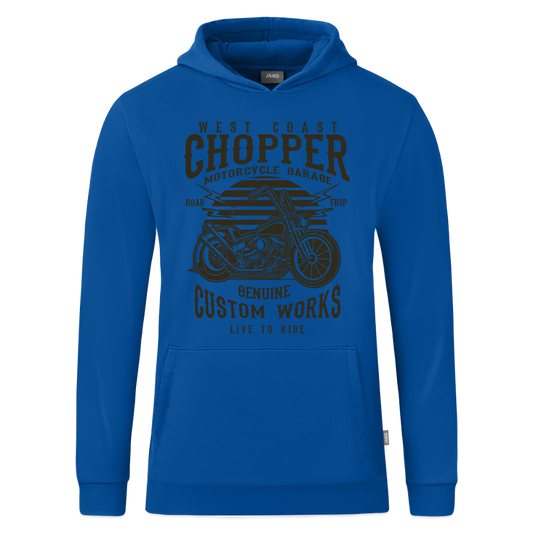 JAKO Kinderhoodie Organic - blauw