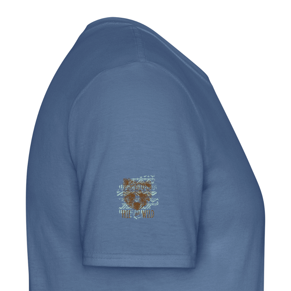 Mannen T-shirt - duifblauw 