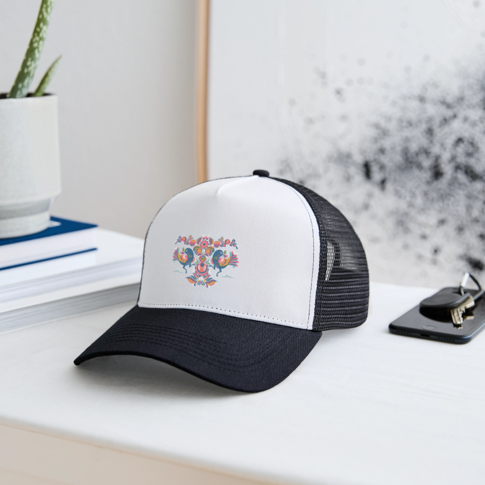 Trucker Cap - wit/zwart