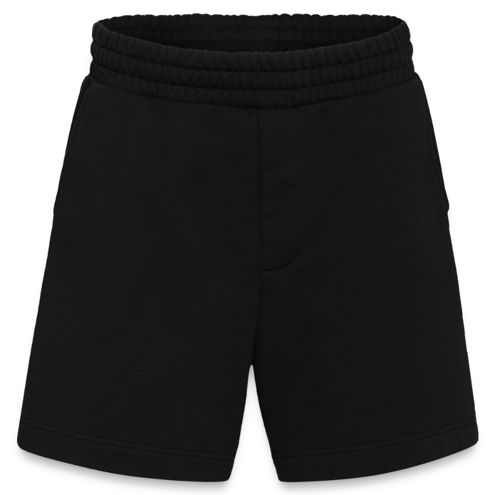 Heavyweight organic shorts made in EU - SOLID BLACK