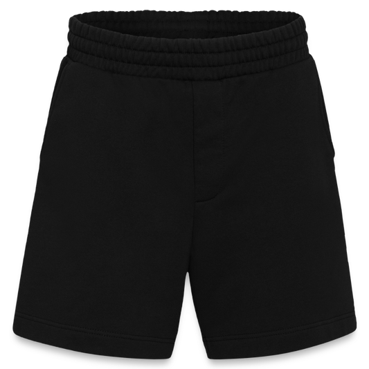 Heavyweight organic shorts made in EU - SOLID BLACK