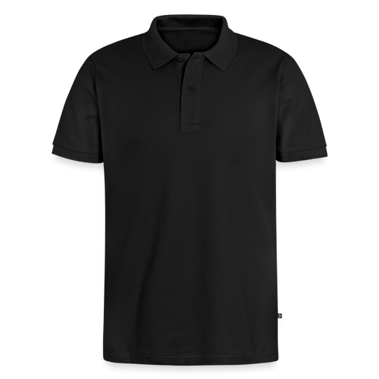 Mannen Premium Bio Poloshirt - zwart