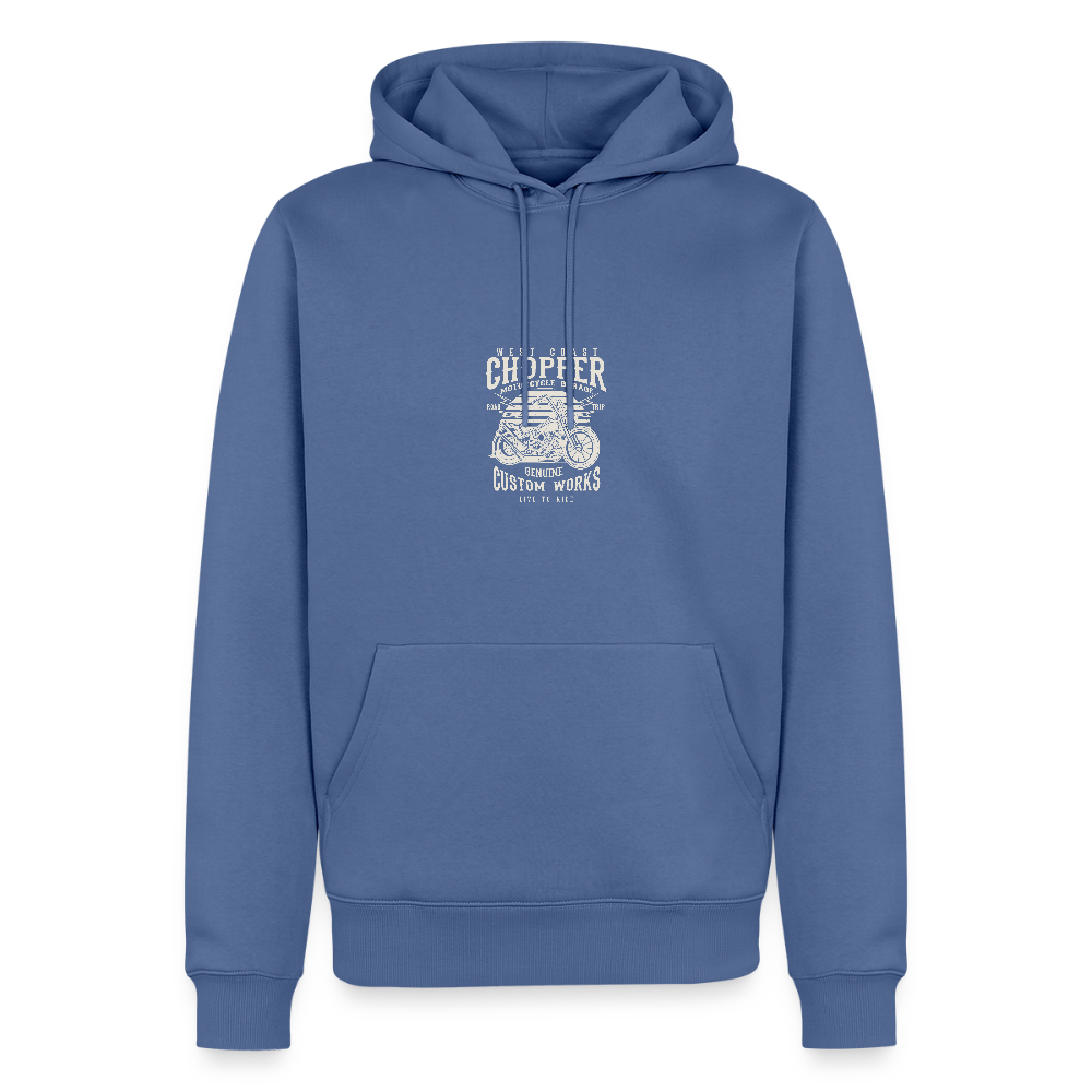 Mannen Premium hoodie - duifblauw