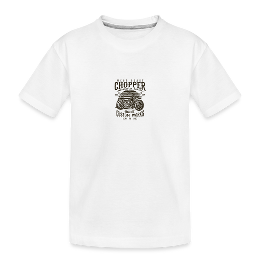 Kinderen premium biologisch T-shirt - wit