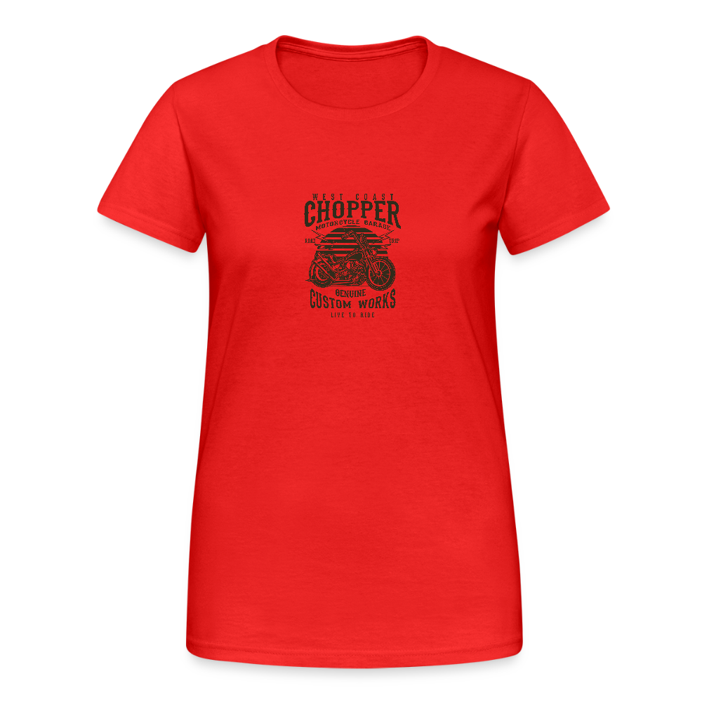 Vrouwen Gildan Heavy T-shirt - rood