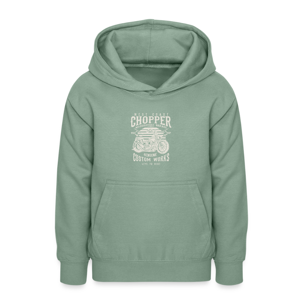 Teenager hoodie - grijsgroen