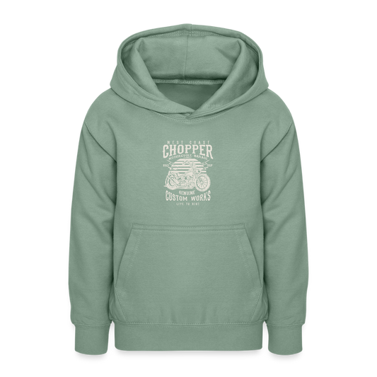 Teenager hoodie - grijsgroen