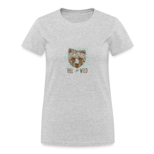Vrouwen Gildan Heavy T-shirt - grijs gemêleerd
