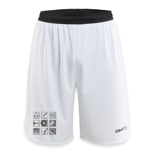 CRAFT Progress kinder-basketbalshorts - wit