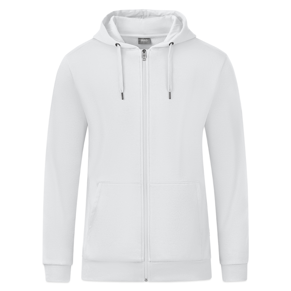 JAKO Ziphoodie Organic - wit