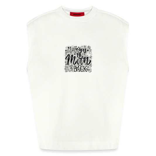 Heavyweight oversized organic tanktop made in EU Unisex - OFF WHITE