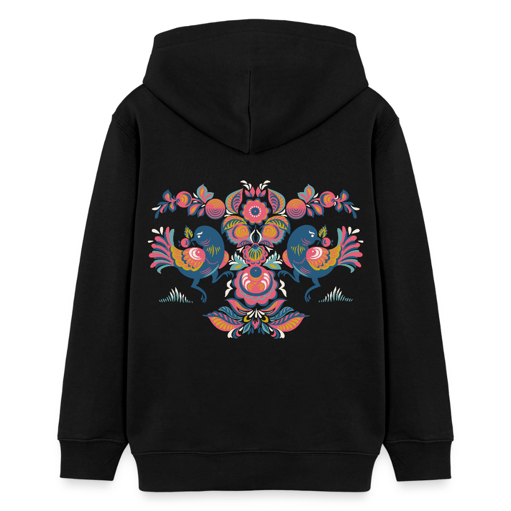 Stanley/Stella Tiener bio-hoodie Mini Cruiser - zwart