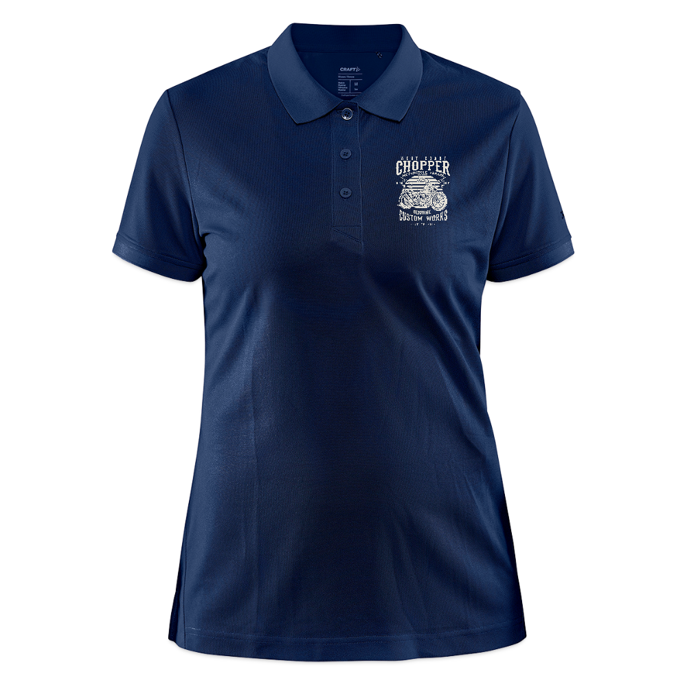 CRAFT Core Unify damespolo - navy gemêleerd