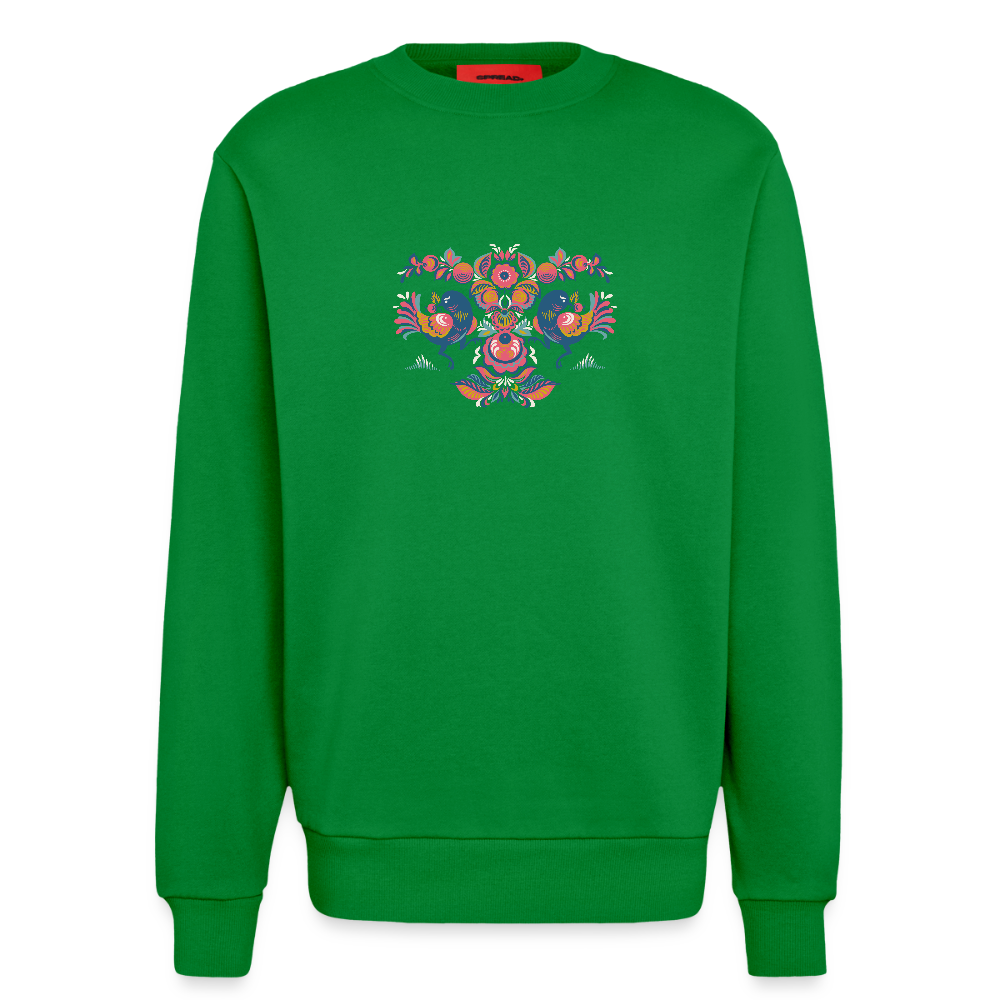 Organic relaxed crewneck made in EU - City Green