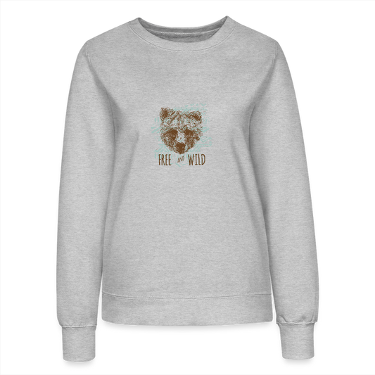 Vrouwen sweatshirt - grijs gemêleerd