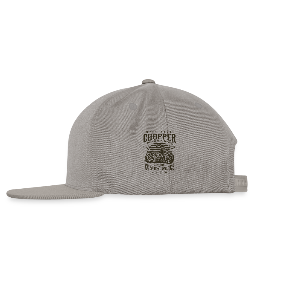 Snapback cap - grafietgrijs/grafietgrijs