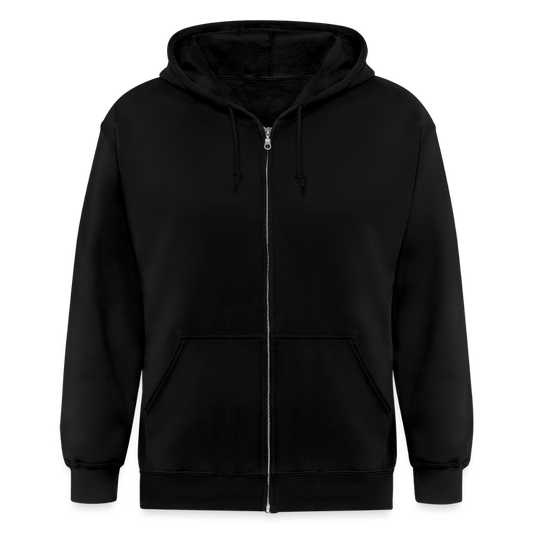 Mannenjack Heavyweight met capuchon - zwart