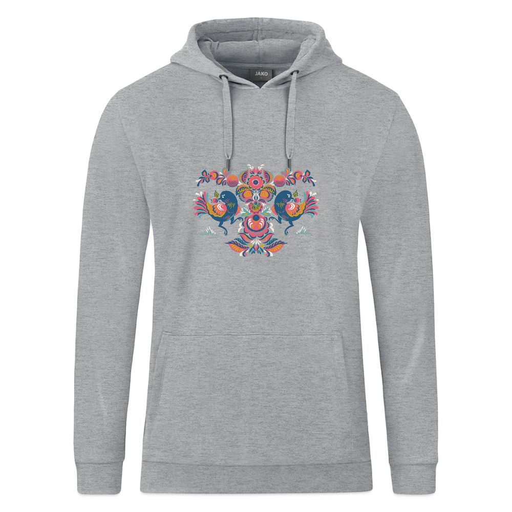 JAKO Hoodie Organic - grijs gemêleerd