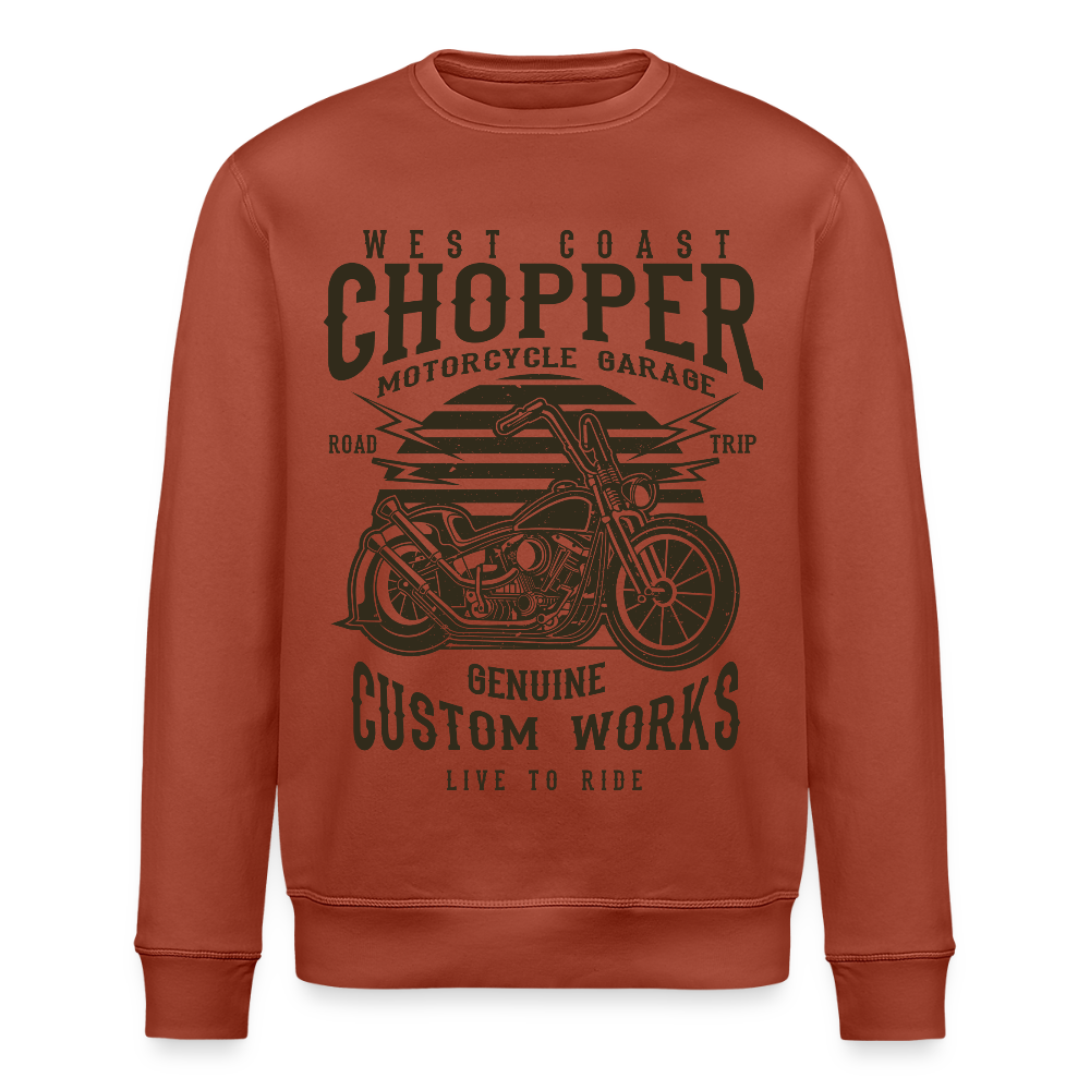 Stanley/Stella Uniseks bio-sweatshirt ROLLER - terracotta