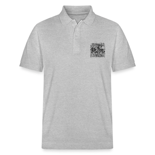 Stanley/Stella uniseks bio poloshirt PREPSTER - grijs gemêleerd