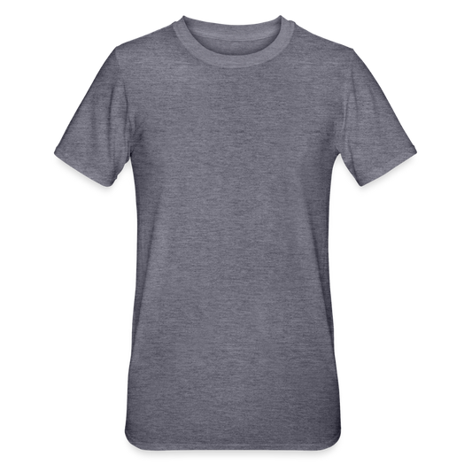 Unisex Polycotton T-shirt - navy gemêleerd