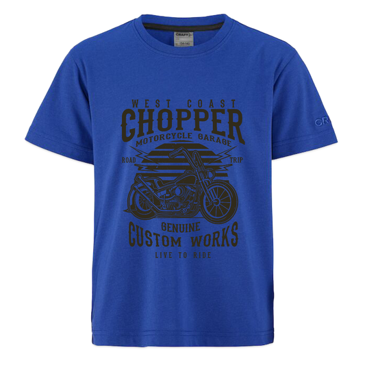 CRAFT Community 2.0 tieners T-shirt - koningsblauw