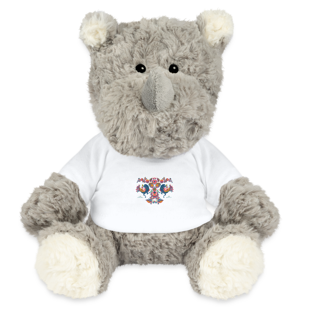 MiniFeet® Neushoorn Svea - wit