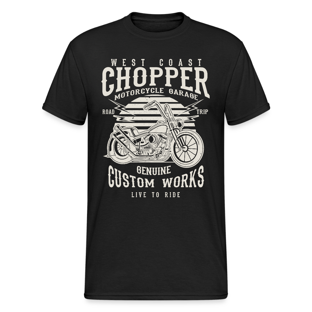 Mannen Gildan Heavy T-shirt - zwart