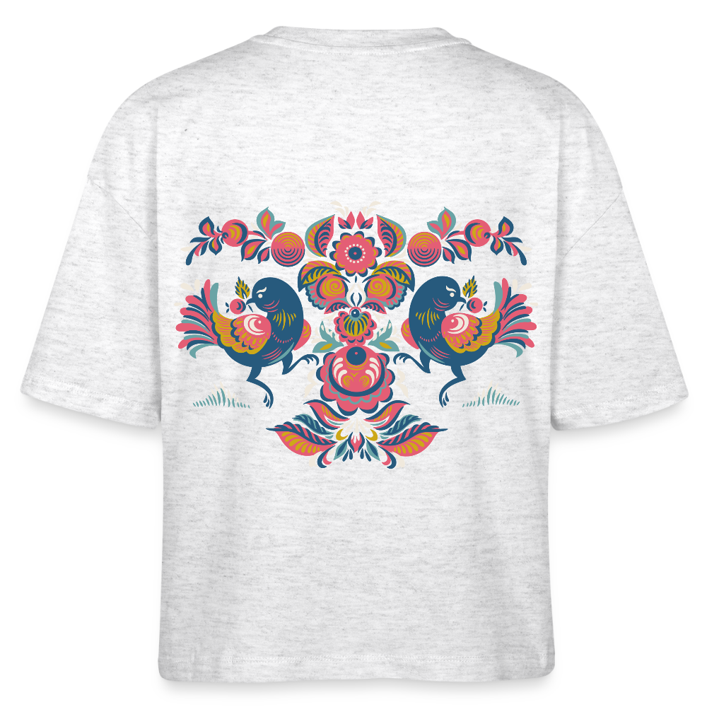 Stanley/Stella Vrouwen Boxy bio-T-shirt Nova - heather wit