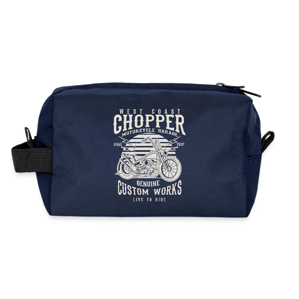 Gerecyclede toilettas - navy