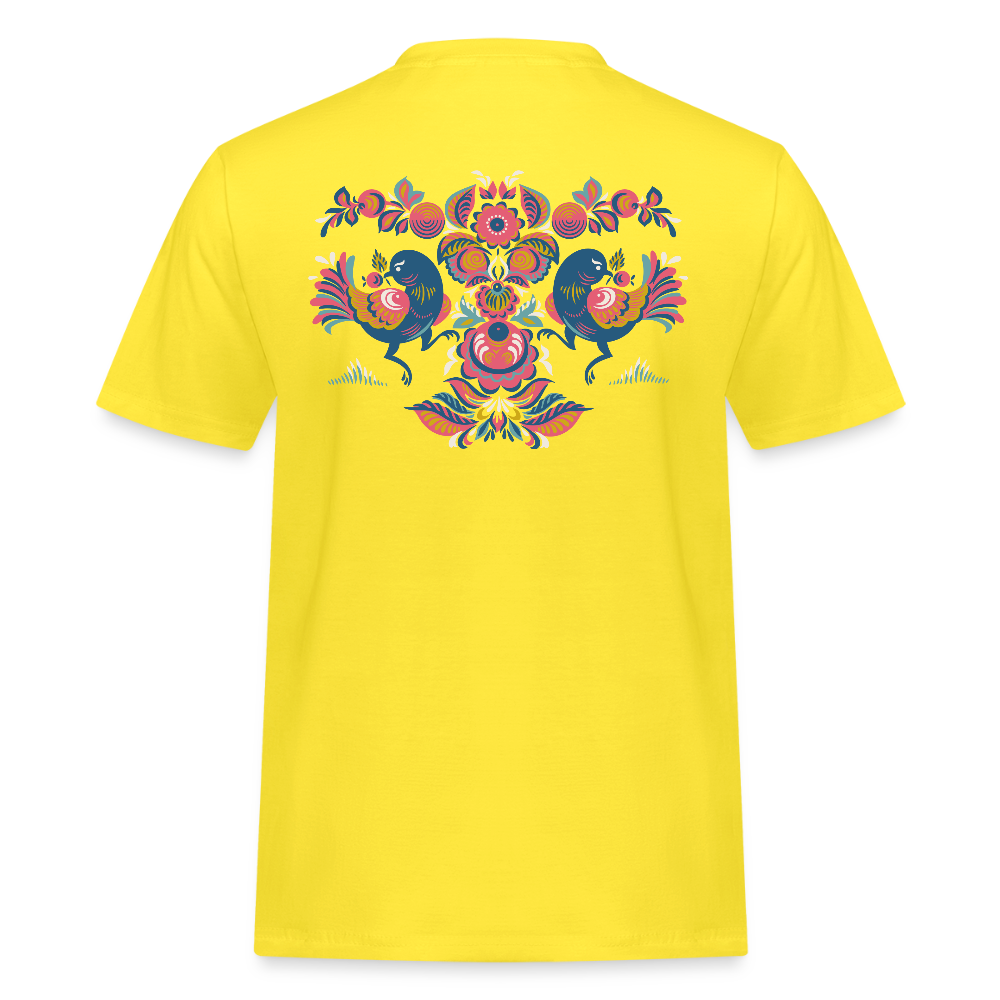Mannen Workwear T-shirt - geel