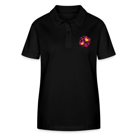 Stanley/Stella Vrouwen bio poloshirt ELLISER - zwart